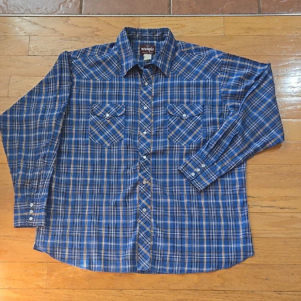 Vintage Wrangler Wester Shirt Size XL